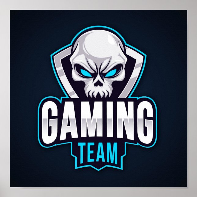 Skull på spelteamet poster (Framsidan)