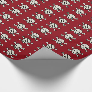 Skull - Papper radbrytning av marongik, 30 x 15' Presentpapper