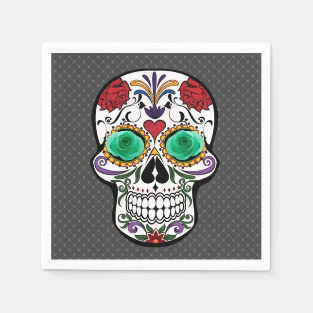 Skull-Pappersservett Pappersservett (Framsidan)
