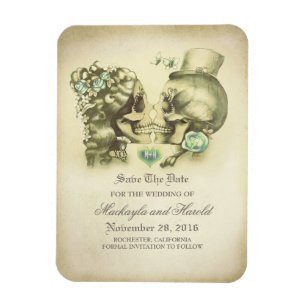 Skull par Day of the dead Spara datum Magnet