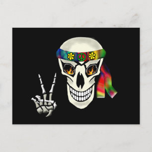 Skull Peace Vykort