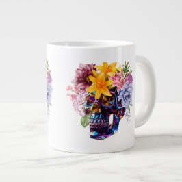 SKULL PETALS JUMBO MUGG