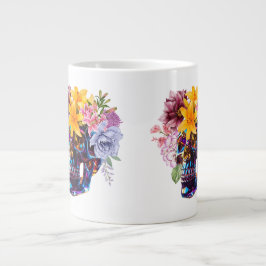 SKULL PETALS JUMBO MUGG