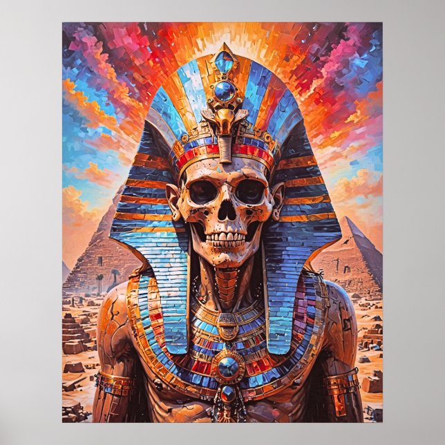 Skull Pharaoh Poster (Framsidan)