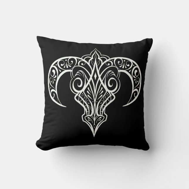Skull Pillow Kudde (Framsida)