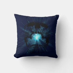 Skull Pillows Earth Galaxy Skull Kudde