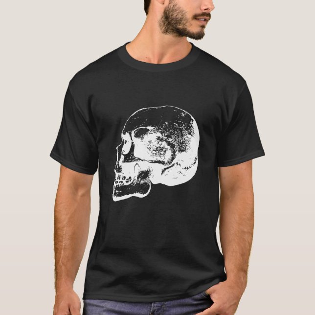 Skull pirat biker rocker död konstig av varnitas s t shirt (Framsida)