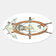 Skull Pirat Frakt Anchor