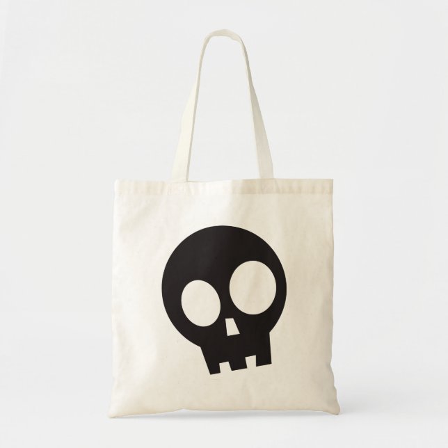 Skull Pirat Halloween Tygkasse (Framsidan)