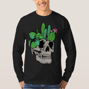 Skull Plant Cute Garden Doll Planters Funny Garden T Shirt