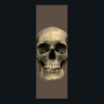 Skull Pop Art Sepia Retro Poster<br><div class="desc">Fantasy Art Skull Skeleton - Blue & Lila Tones Heavy Metall Punk Sten College Pop Art Image Bild</div>