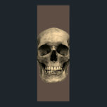 Skull Pop Art Sepia Retro Poster<br><div class="desc">Fantasy Art Skull Skeleton - Blue & Lila Tones Heavy Metall Punk Sten College Pop Art Image Bild</div>