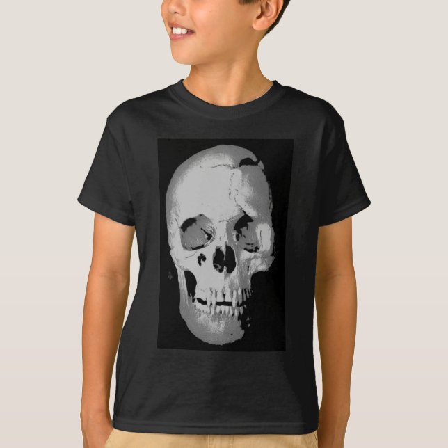 Skull-popup-bild T-shirt (Framsida)