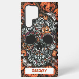 Skull & Pumpkin S22-telefonväska