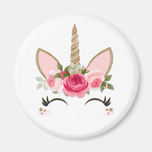 Skull Ro Black & White Gothic Magnet