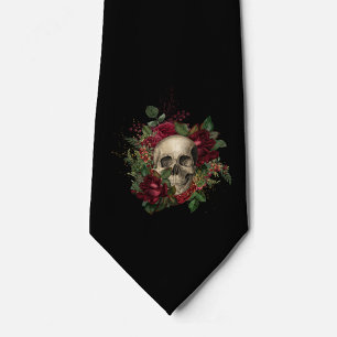 Skull & Ro Neck Tie Svart Slips