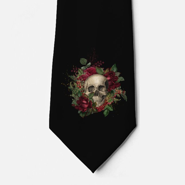 Skull & Ro | Neck Tie | Svart Slips (Skapare uppladdad)