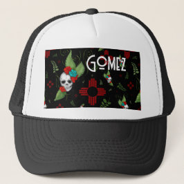 Skull Ro Zia Sol Greenery Black New mexico Keps