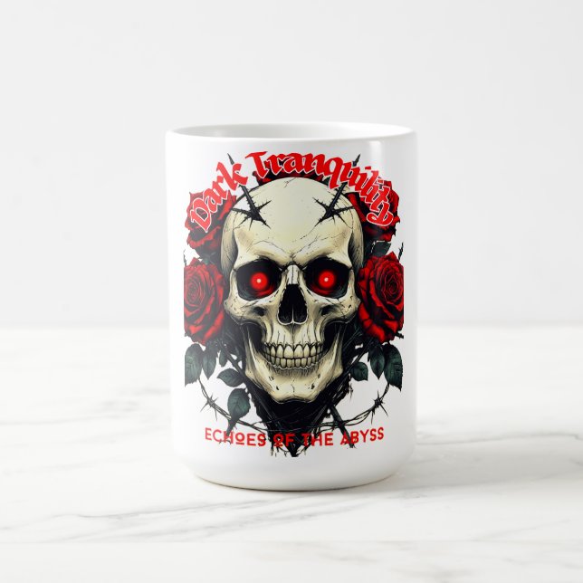 Skull & Roses – Dark Tranquility Kaffemugg (Center)