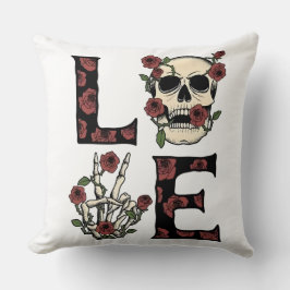 Skull & Roses Kudde