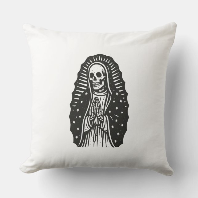 Skull Saint Kudde (Framsida)
