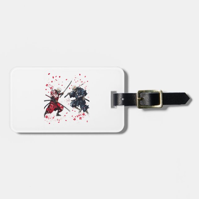 Skull Samurai Duel Bagagebricka (Horisontell Framsida)