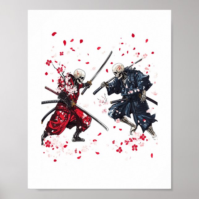 Skull Samurai Duel Poster (Framsidan)