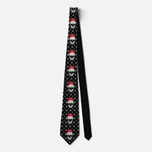 Skull Santa Snöflingor Black Slips