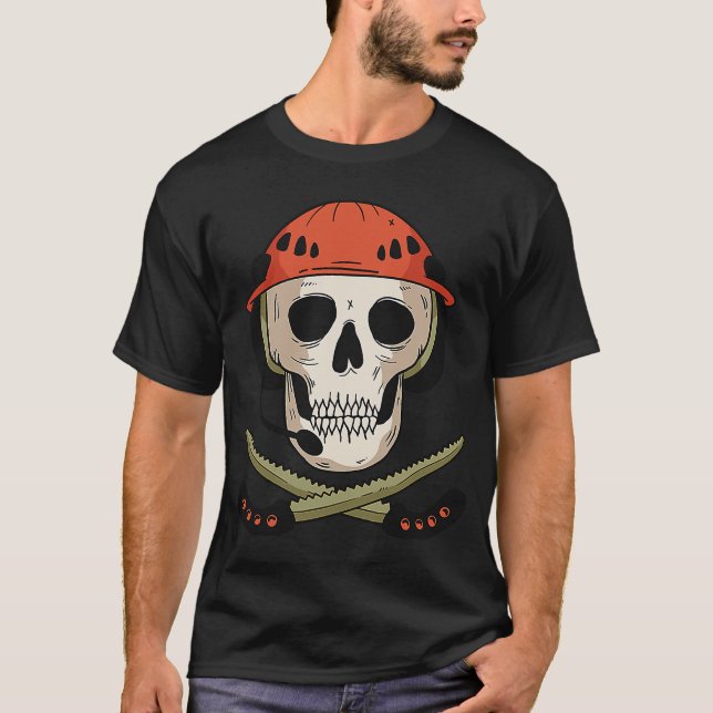 Skull Saws Bizarre Mörk T Shirt (Framsida)