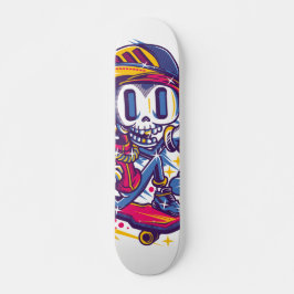 Skull-Skater Mini Skateboard Bräda 18,5 Cm