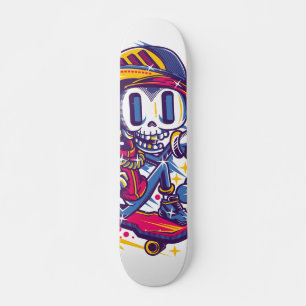 Skull-Skater Mini Skateboard Bräda 18,5 Cm