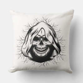 Skull Skeleton Halloween Dekorativ kudde