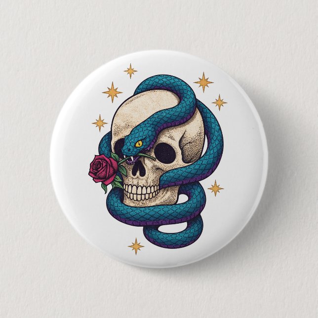 Skull Snake Knapp (Framsida)