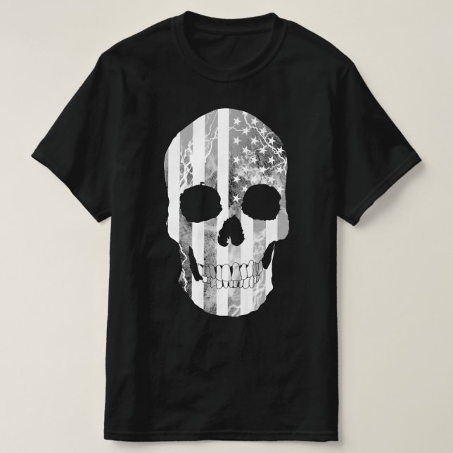 Skull Soldier USA T Shirt (Design framsida)