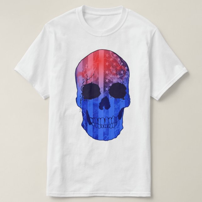Skull Soldier USA T Shirt (Design framsida)