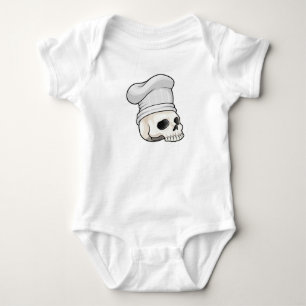 Skull som Cook med Chef hat T Shirt
