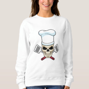 Skull som Cook med kokande hatt T Shirt