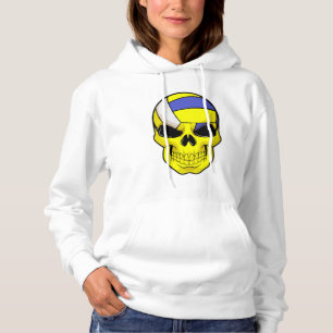 Skull som Volleyball-spelare med Volleyball T Shirt