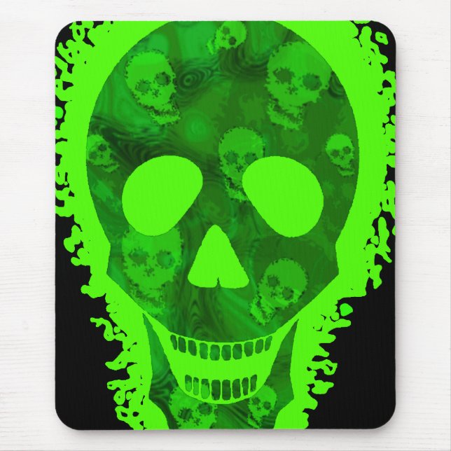 Skull Specters big head moussepad Musmatta (Framsidan)