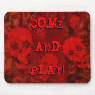 Skull Specters Red 'Kom and Play'-muspekare! Musmatta