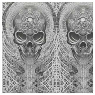 Skull Spegel Tyg
