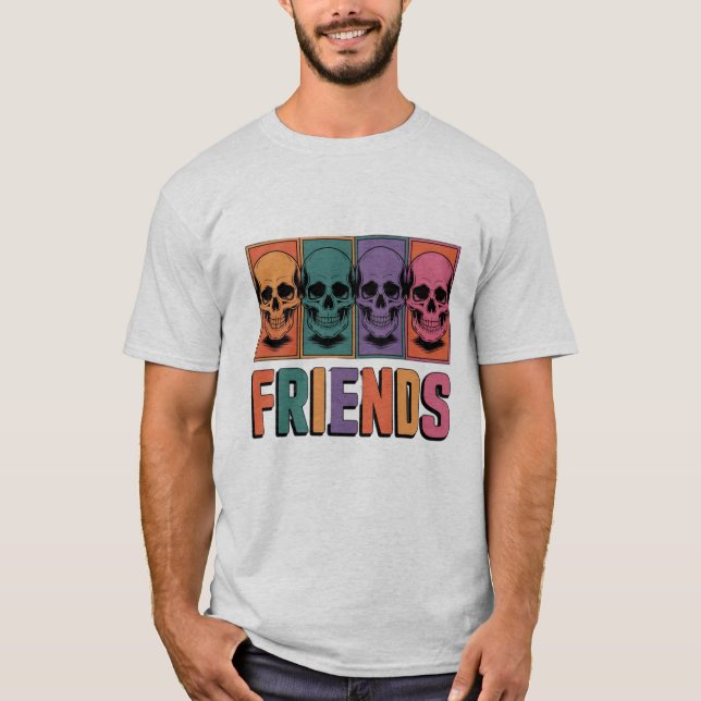 Skull Squad: Eviga vänner T Shirt (Framsida)