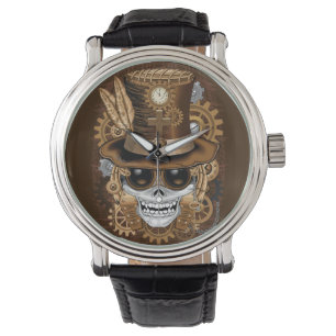 Skull Steampunk Voodoo Retro Maskin Armbandsur
