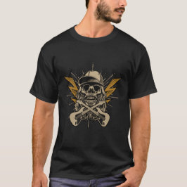 Skull sten din värld t shirt