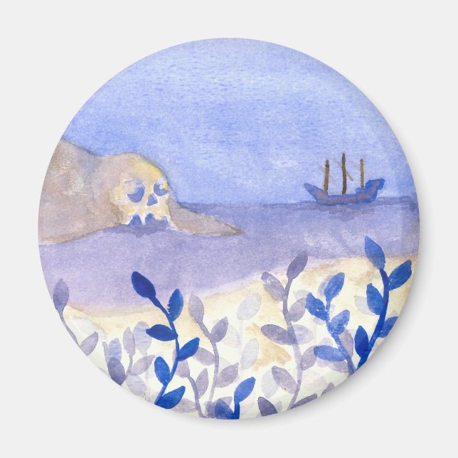 Skull Sten Magnet (Framsidan)