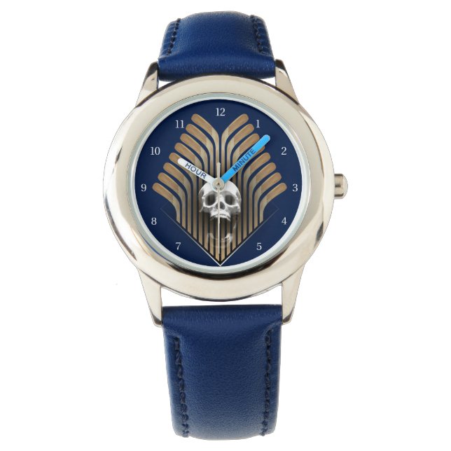 Skull & Sticks (Hockey) Wristwatch Armbandsur (Framsida)