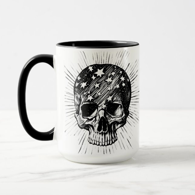 Skull & stjärnor II Mugg (Vänster)