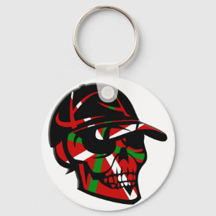 Skull surfeur Basque Nyckelring