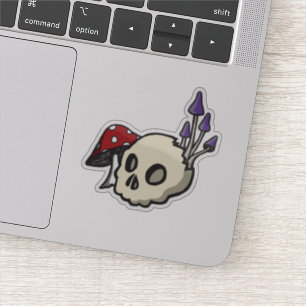 Skull & svampstift klistermärken