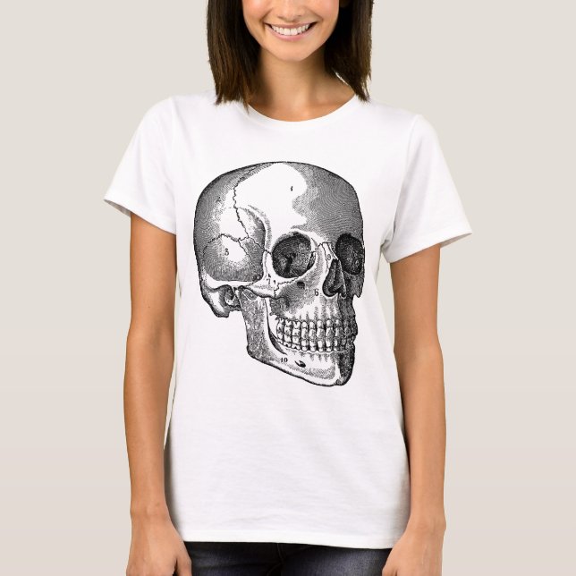 Skull - svart t-shirt (Framsida)